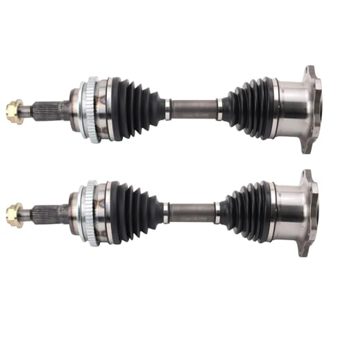Image of TRQ Front Driver & Passenger Side CV Axle Assembly Set for 88-00 Chevrolet K3500 4WD with 8 Lug Wheels with ABS Brakes 89-00 K2500 4WD with 8 Lug Wheels with ABS Brakes