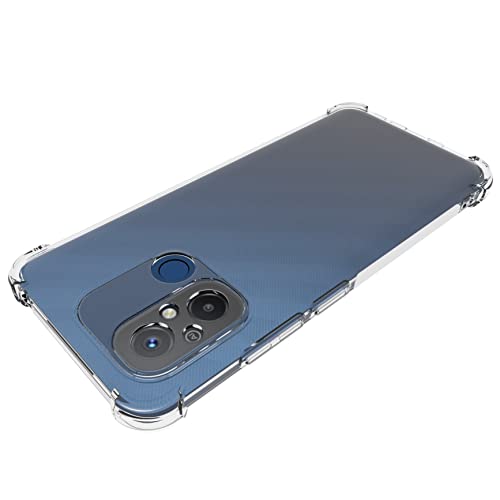 Image of for Redmi 12C Case,Redmi 12C Phone Case Clear Transparent Reinforced Corners TPU Shock-Absorption Flexible Cell Phone Cover for Redmi 12C - Transparent