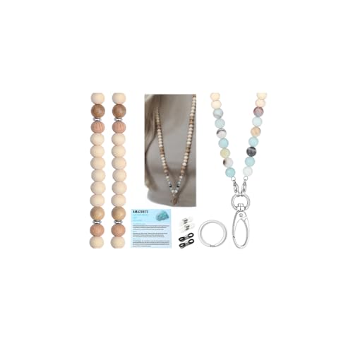 SAM & LORI Lanyards for Id Badges for Women Cute Teacher Lanyard Cruise Lanyard for Ship Cards Beaded Teacher Lanyards for Id Badges and Keys Neck Lanyard Beaded Keychain Lanyard Personalized String