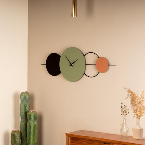 Geometric Metal Wall Clock product photo Geometric Metal Wall Clock product image
