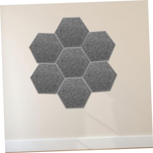 Paneles acústicos hexagonales 8 unidades, paneles de pared insonorizantes para mejorar la experiencia de audio en teatros y oficinas miniatura 4