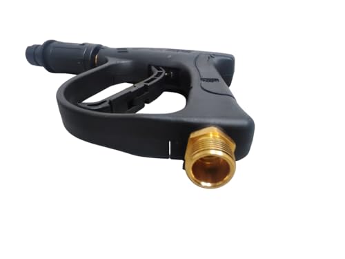 Image of Spray Gun M22 (Connection) Pressure Water Spray Gun Car Wash Floor Cleaning 190BAR High Pressure Water Washer Gun with Adjustable Nosel (Yellow)