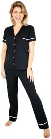 Pijama Algodão Feminino Americano L...