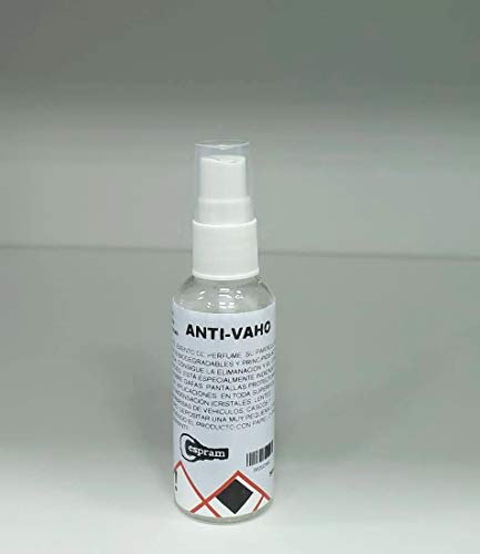 CESPRAM, Spray Antivaho. Limpiador y eliminador de condensación en Gel, Anti Fog. Sin Alcohol. (1) Cover