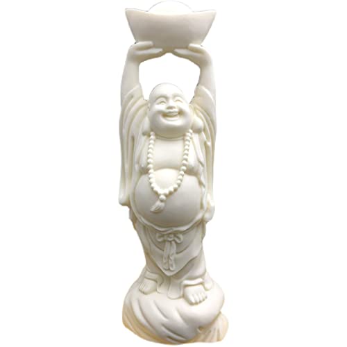 布袋様 置物 風水グッズ 弥勒菩薩 仏像 彫刻仏像 ココヤシの果実 手作り彫刻 仏像 木彫り 布袋様の置物 金運 お守り