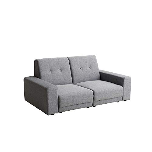 エア・リゾーム ソファー ソファ 2人掛け ローソファー ポケットコイル 2Pフロアソファ LORY(ロリー) グレー