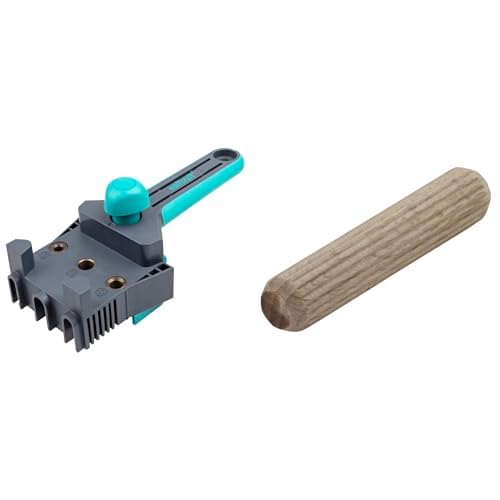 Assemblage tourillon bois Wolfcraft 4640000 avec lot de cheville bois 8x40 mm