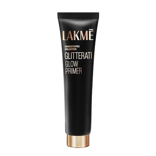 Lakme Unreal Glow Primer, infused with luminescent pearls, lightweight sheer texture, long-lasting makeup (30ml)