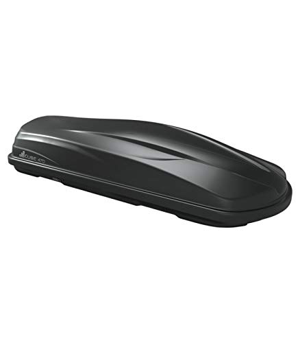 MOOVE - Baúl portaequipajes de Techo para Coche, 470 litros, Negro Mate, para Dacia Duster 75 kg de Carga aerodinámica, Certificado