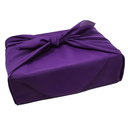 風呂敷, ポリエステル100%, 90cm×90cm, 紫色, 二四巾, 無地, 大判縮緬
