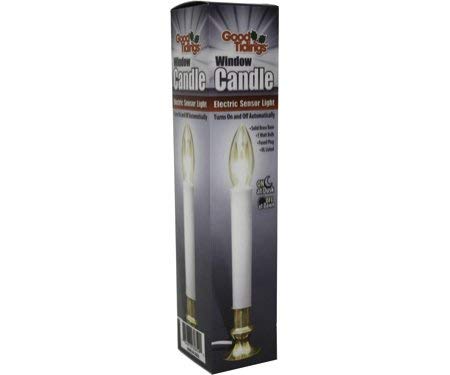 Good Tidings (# ES60859 Window Candle with Automatic Sensor (Pack of 1)