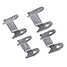 4Pcs Shock Swing Arm Weld On Mounting Bracket Kit for ATV, Quad, Go Kart, UTV, Dirt Bike, 4 Wheeler, Cart, and Mini Bike, Heavy Duty 4mm Steel Alloy Secure Suspension Fixation