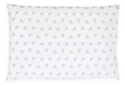 Balbina Kissenbezug 80 x 80 cm für Kinder & Babys, Kopfkissenbezug 100% Baumwolle, für Kinderzimmer, Kinderwagen oder Kinderbett,...
