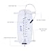 10 Pack 1000ml Sterile Leg Urinary Drainage Bags with 2 Adjustable Elastic Straps, Professional Urine Leg Bag with Anti-Reflux Valve for Men and Women