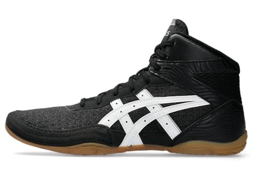 ASICS ハイカット ホワイト/ブラック　レスリングシューズ Amazon.com: ASICS: Wrestling