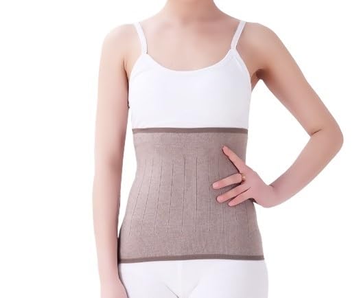Faja lumbar elástica y transpirable para soporte y compresión de cintura miniatura 1
