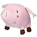 TBEONE Poupée animalière, 20 cm, dessin animé The Seven Deadly Sins, Hawke Cochon rose en peluche douce, cadeau pour enfants fans collectionneurs