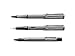 LAMY AL-star graphite - Fountain Pen with ergonomic grip & polished steel nib in size EF - lightweight aluminum body - including LAMY T 10 blue cartridge - Right-Handed