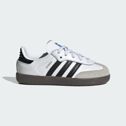 adidas Baby FTWWHT/CBLACK Unisex Samba OG EL I FTWR whiteCore Black/GUM5 8K US, 8 Wide Infant2