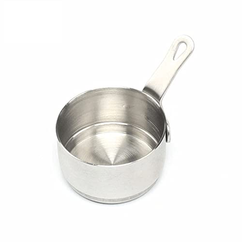 Olla de Acero Inoxidable, Olla pequeña para Salsas, Olla para Leche y azúcar, Olla de Hierro para cocinar, Olla para Salsas, Cubo para bistec