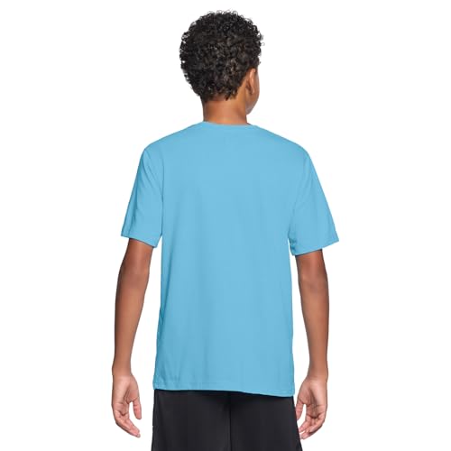 Image of Messi Boys' Lifestyle Short Sleeve T-Shirt, Slim-fit Graphic Tee, Cotton Blend Fabric