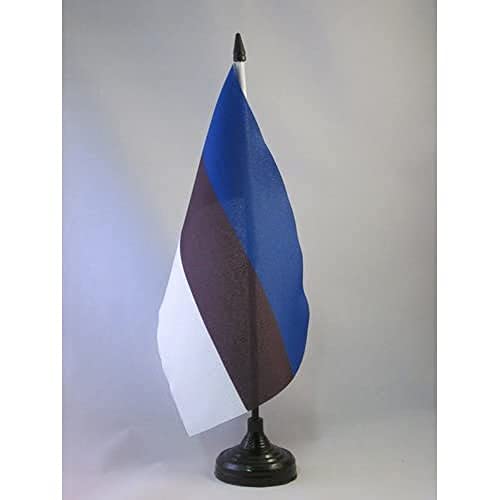 AZ FLAG - Tischflagge Estland - 21x14 cm - Estnische Tischfahne 14 x 21 Cm - Flaggen