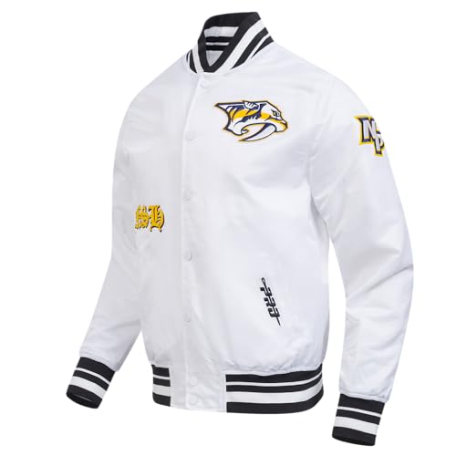 Image of Pro Standard Mens NHL Old English Satin Jacket