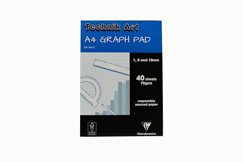 Bloc graphique A4 Clairefontaine pour organiser vos croquis d'architecture au bureau