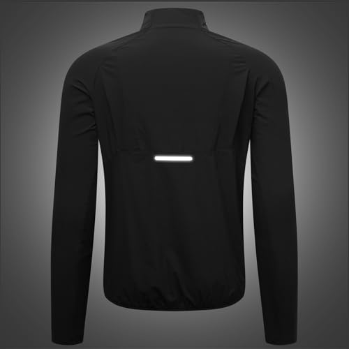 Chaqueta rompeviento para ciclismo con reflejos M miniatura 5