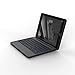 ZAGG Rugged Book Detachable Case and Magnetic-Hinged Keyboard for iPad Air, iPad Air 2, iPad 9.7, iPad 9.7 Pro - Multi-Device Bluetooth Pairing, Backlit Keyboard - USB-C to USB-C Cable Included, Black