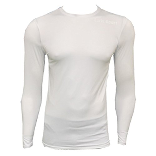 Earls Court(アールズコート) クルーネックロングインナーシャツ 長袖 丸首 【EC-03】 WHITE S