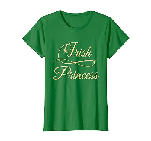 Irish Princess Script St Patricks Day Beautiful Script T-Shirt