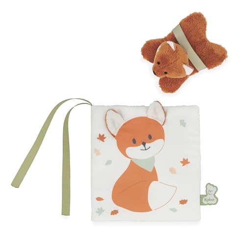 Livre imagier KALOO animaux de la forêt multicolore 14cm avec mini doudou dès la naissance K224012