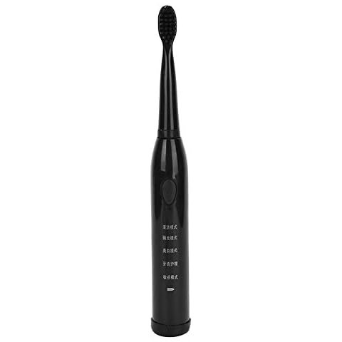 LZKW Elektrische Schallzahnbürste, automatische Abschaltung 5 Vibrationsmodi USB Wiederaufladbare wasserdichte Schallzahnbürste Cover