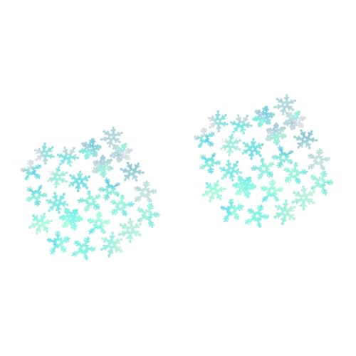 Gadpiparty 2 Juegos De Confeti De De Nieve Guirnalda Navideña De De Nieve Decoración Elegante Para Fiestas Cafeterías Y Tiendas 1000 Unidades.