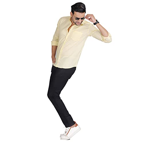Image of Man Slim Fit Cotton Casual Shirt