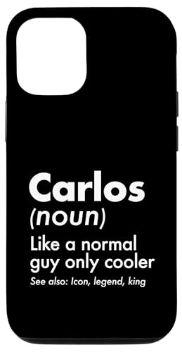 Carlos Like A Normal Guy Only Cooler ���W�F���h�L���O �t�@�[�X�g�l�[�� �X�}�z�P�[�X iPhone 12/12 Pro �p