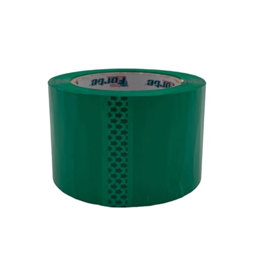 AVG Packaging Supplies Color Packing Tape (3” x 110 Yds. / Roll), 2Mil - Carton Sealing Tape, Boxing Tape, Acrylic Tape for Business & Shipping - 12 Rolls (Green)