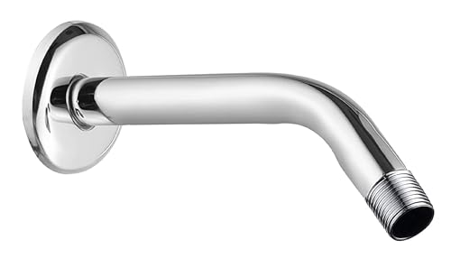 Image of JAGGER JAG203 Premium Grade Stainless Steel Square Shower Arm with Wall Flange (ROUND, 12 inch INCH)
