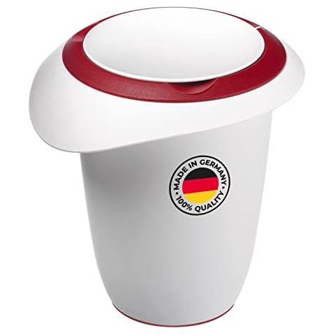 Recipiente para batir Westmark, 1 l, Con pico, Plástico, Blanco/rojo Cover
