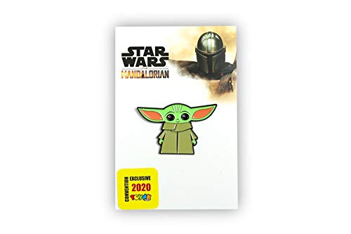 Star Wars Toynk Exclusive Enamel Lapel Pin - The Mandalorian Cartoon Child Baby Yoda Ears Up Collectible Badge for Backpacks, Clothes, Bags, Jackets, Hat Accessories2