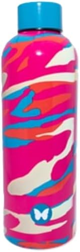 Butterfly Aluminium Monodramatic Water Bottle for Women, 500 ml Capacity