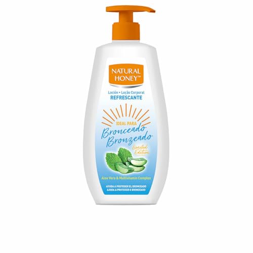 Loción Corporal Hidratante Autobronceadora Natural Honey Aloe Vera Bronceado 360 ml - Marca: Natural Honey - EAN: 8008970059402