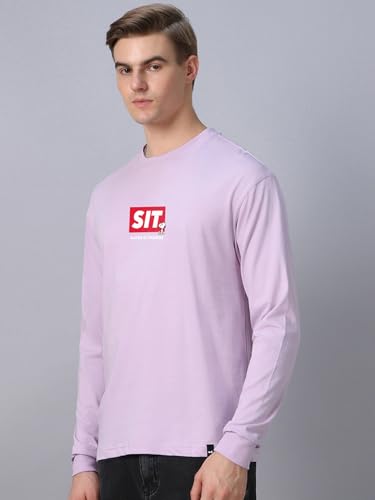 Image of Bewakoof Official Peanuts Merchandise Men's 100% Cotton 220 GSM Graphic Print Oversized Fit Round Neck T-Shirt