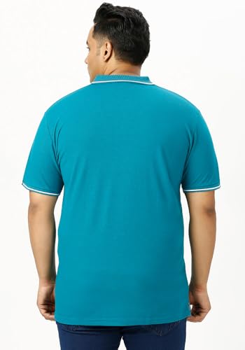 Image of Wear Your Opinion Men's Plus Size Tipped Polo Collar Neck Tshirt