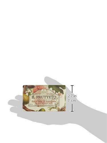 Miniatura 4 de Saponeria Nesti Firenze "Jabón calmante Fico e Latte di Mandorla con ingrediente activo, línea Il Frutteto * Paquetes de 8.8 onzas (8.82 oz)