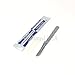 Cynamed Disposable Scalpels No. 22 with Plastic Handle, High Carbon Steel, Individually Foil Wrapped, Sterile, Box of 10