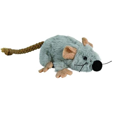 Trixie Spielmaus, Plüsch, 7 cm,Grey Cover