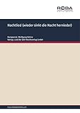  Nachtlied (wieder sinkt die Nacht hernieder): Single Songbook