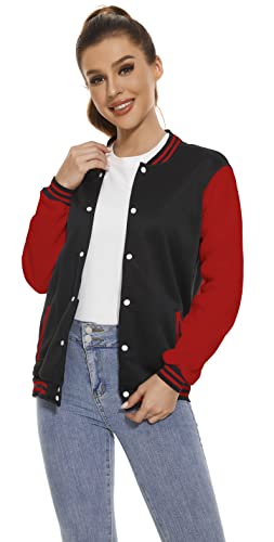 Image of Yuji Itadori Women Varsity Jacket Baseball Lightweight Outwear Fleece Coat Button Down Clothes